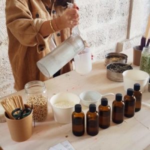 après-midi création de bougies