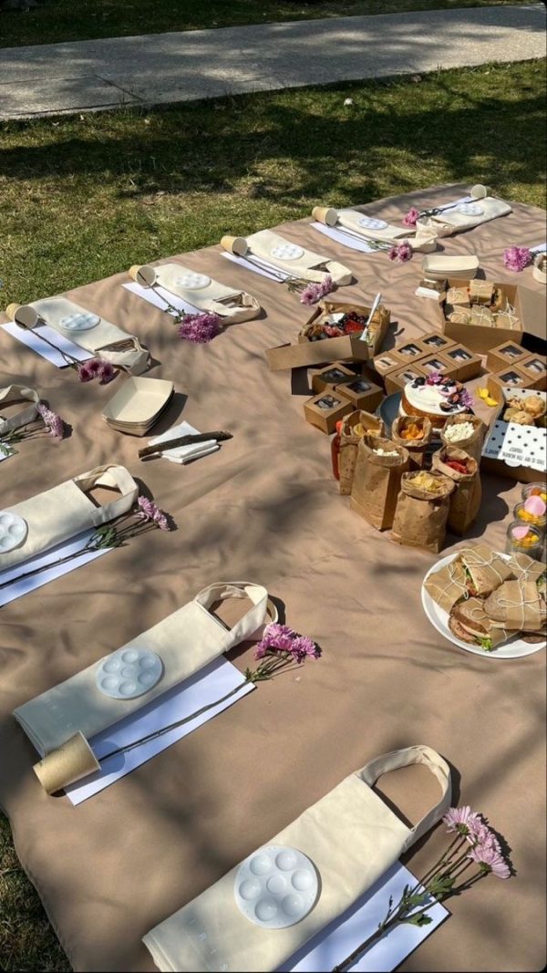 brunch peinture sur toile